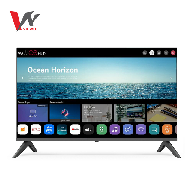 Double glass 43" TV Frameless FHD Digital Smart LED TV android 16 