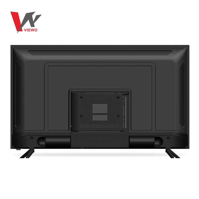 OEM new arrival M01 43" Tempered Glass FHD 4K SMART LED TV T2 S2 with HIFI Soundbar