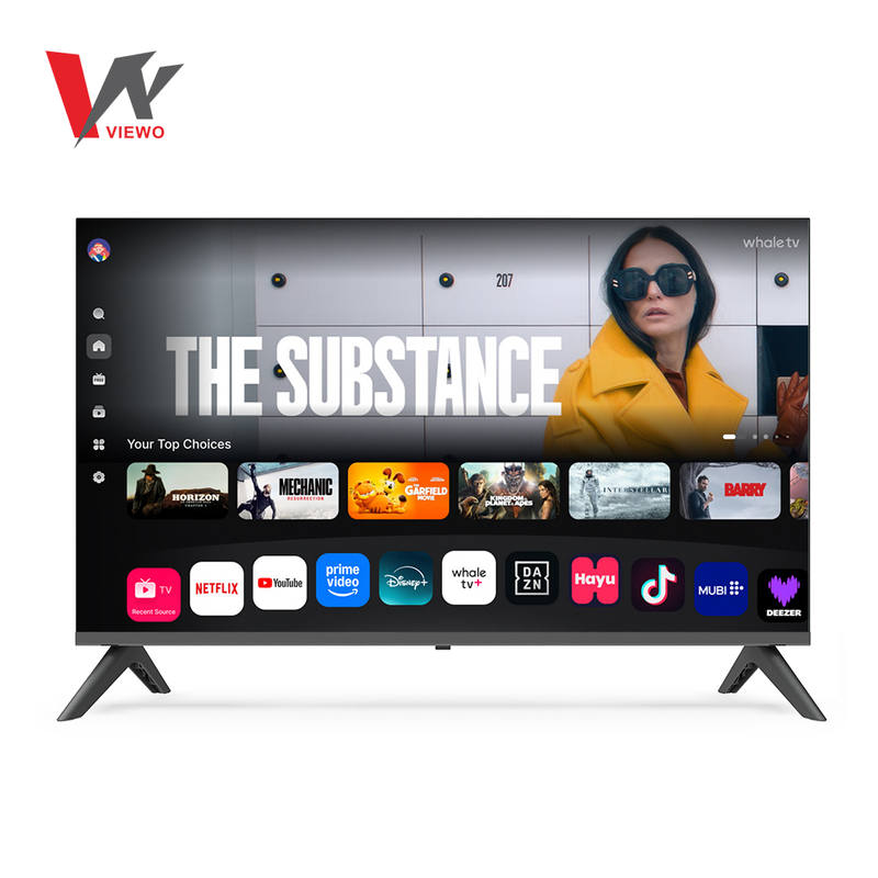 Double glass 43" TV Frameless FHD Digital Smart LED TV android 16 