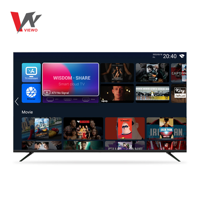 65 Inch 4K UHD Frameless Smart LED TV with Voice Remote