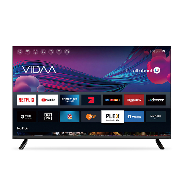 High Quality OEM Vidaa Tv 43" LED TV Frameless Model